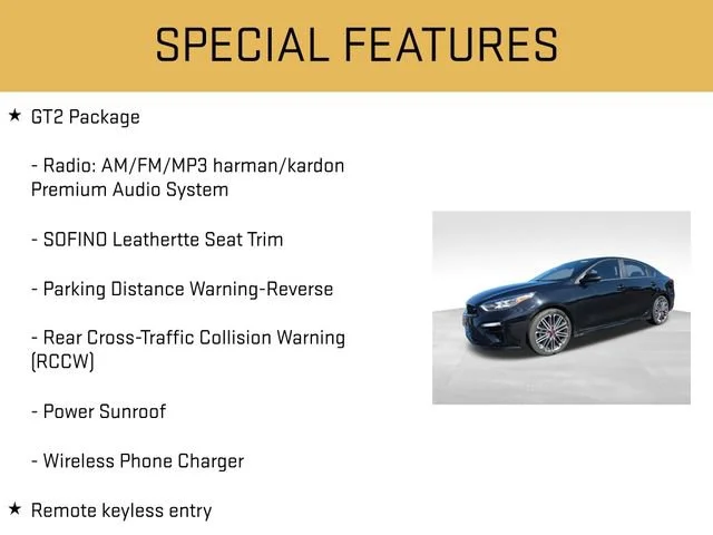 Used 2021 Black Kia GT image 12