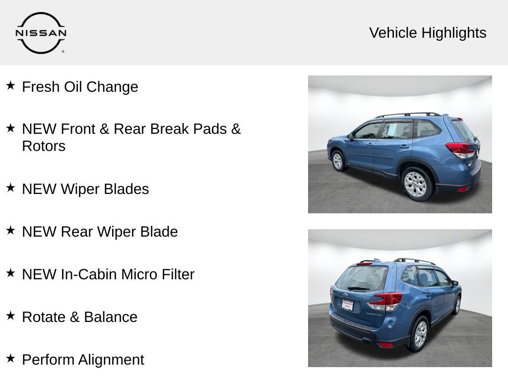 Used 2022 Blue Subaru Base image 13