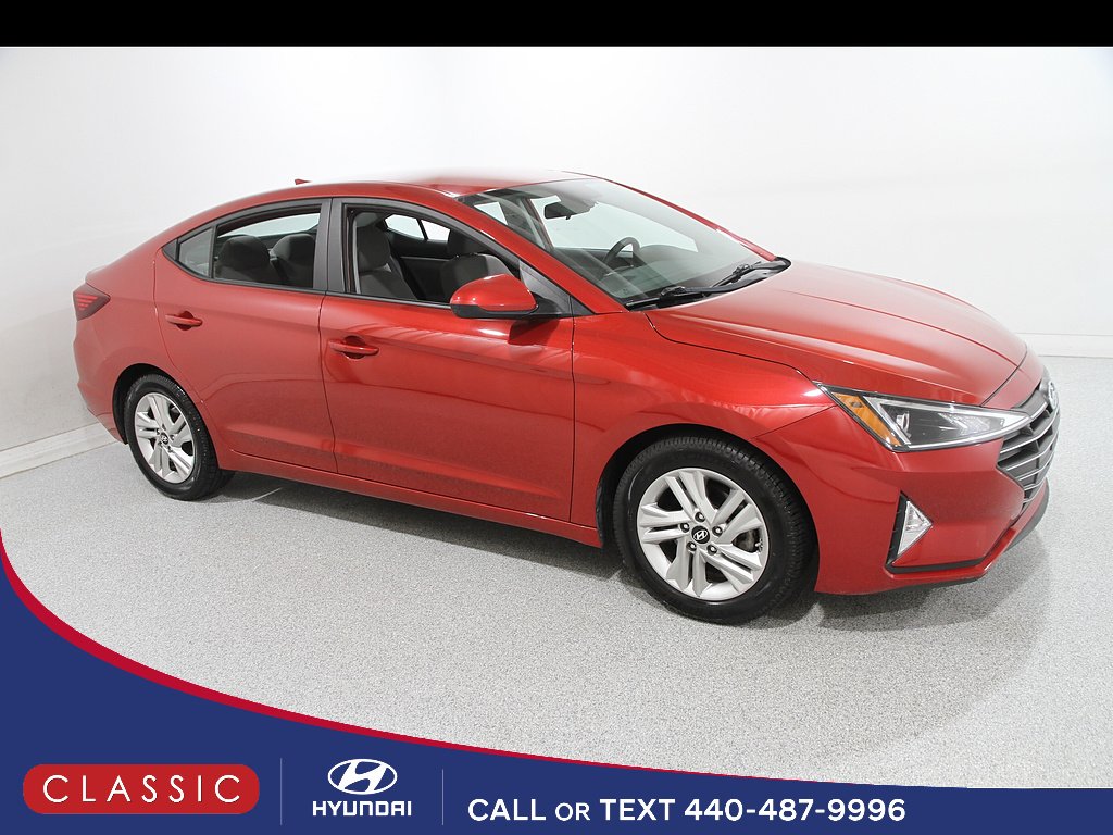 Used 2019 Scarlet Red Hyundai SEL image 1