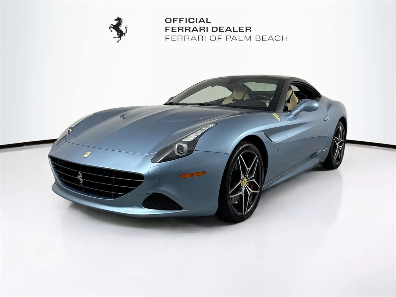 Certified Used 2017 Azzurro Metallic Ferrari T image 3