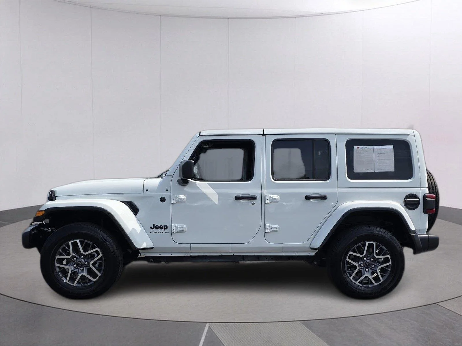 Used 2026 Bright White Clearcoat Jeep Sahara image 8