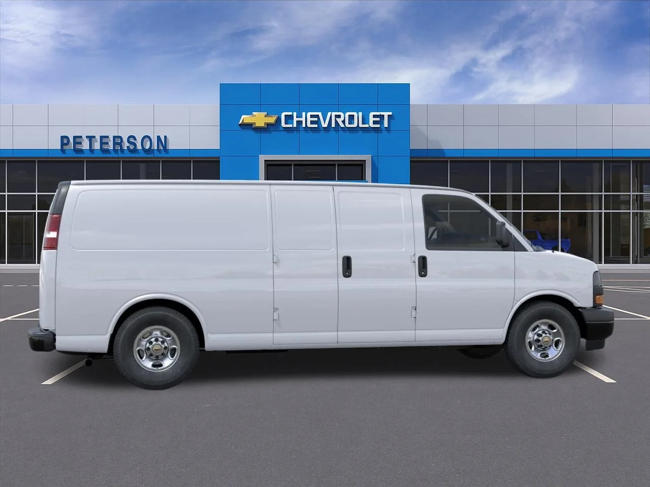 New 2026 White Chevrolet Work Van image 4