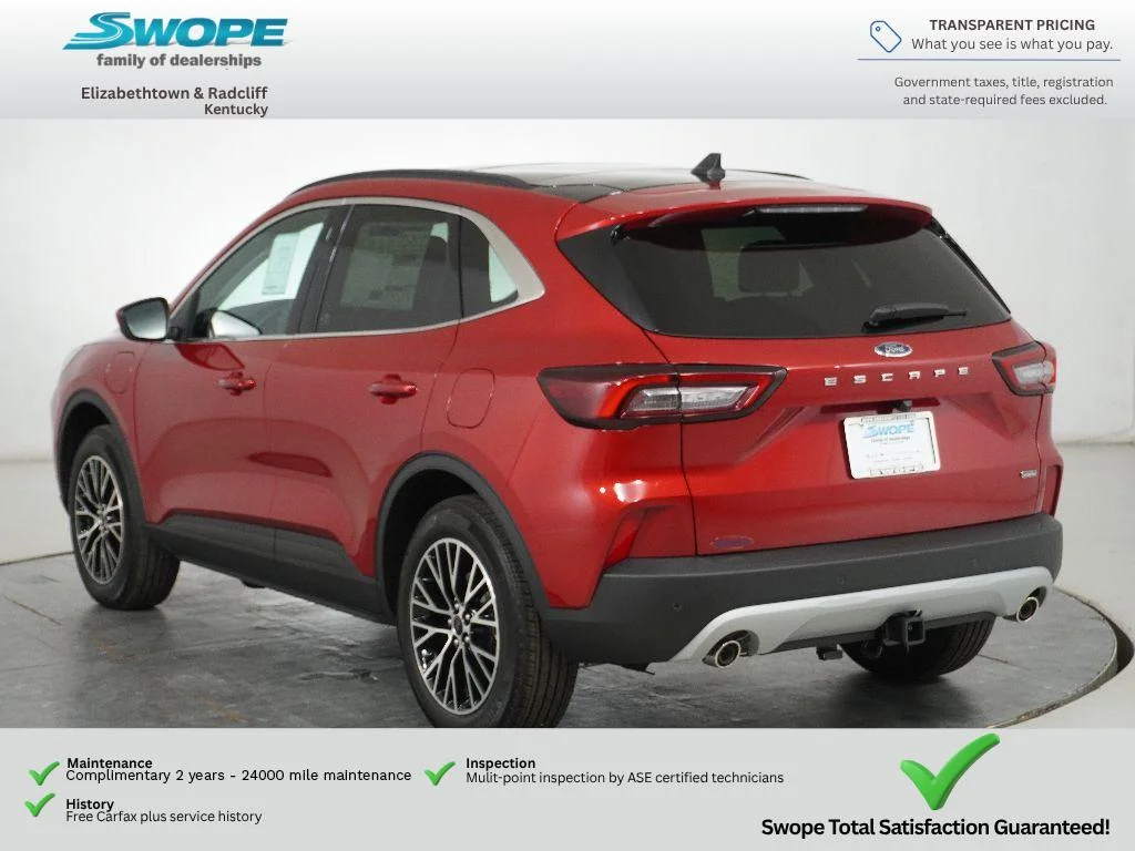 New 2026 Rapid Red Metallic Tinted Clearcoat Ford Plug-in Hybrid image 7
