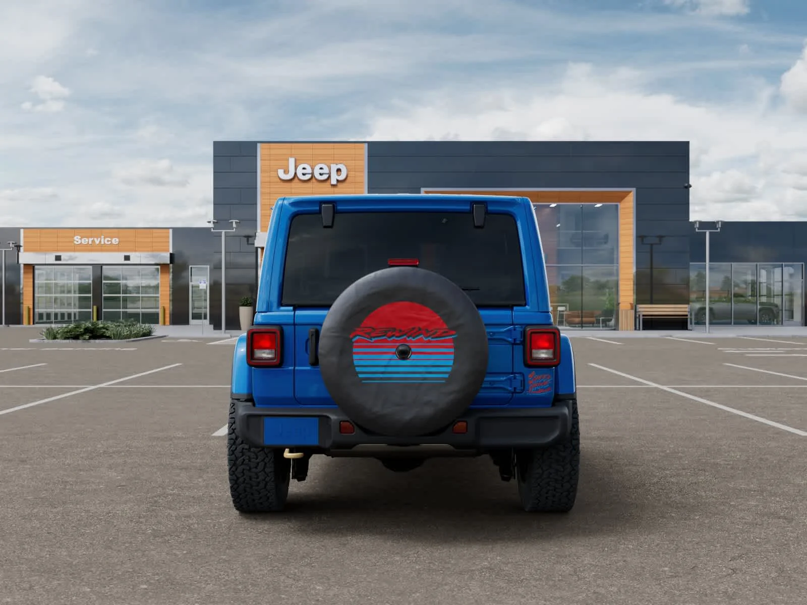 New 2026 Hydro Blue Pearlcoat Jeep Rewind image 7
