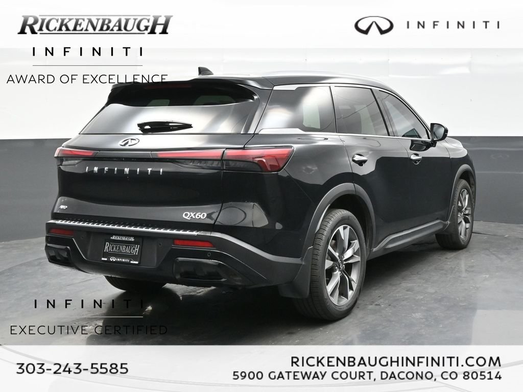 Certified Used 2023 Black INFINITI LUXE image 6