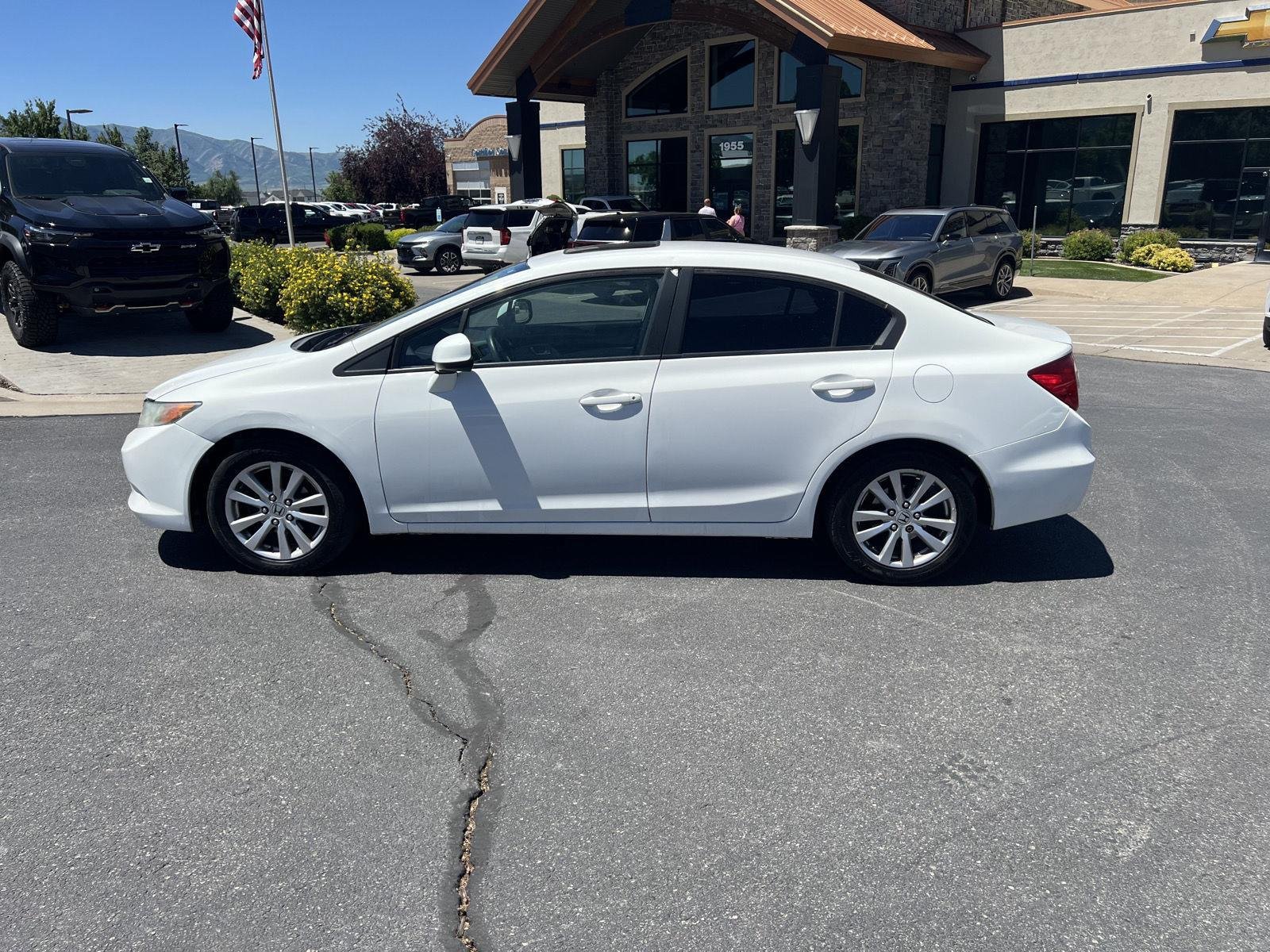 Used 2012 Honda Civic EX with VIN 2HGFB2F86CH541892 for sale in Logan, UT