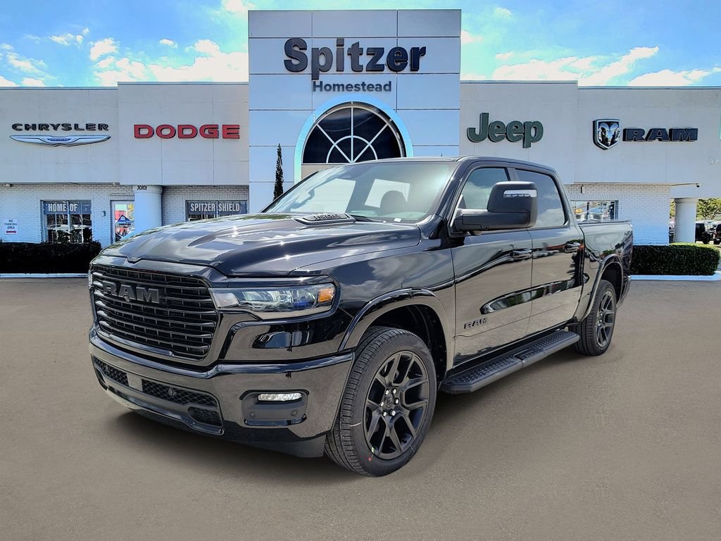 New 2026 Diamond Black Crystal Pearl-Coat Exterior Paint RAM Laramie image 4