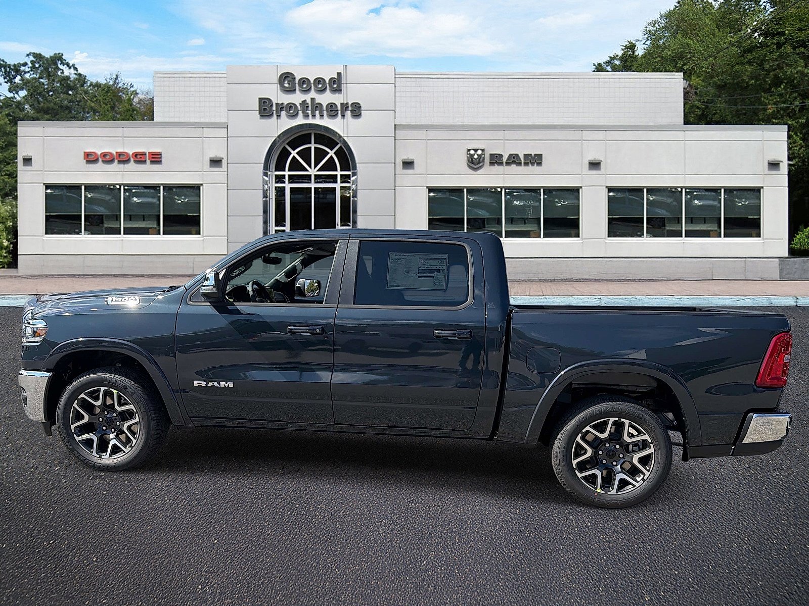 New 2027 Forged Blue Metallic Exterior Paint RAM Laramie image 2