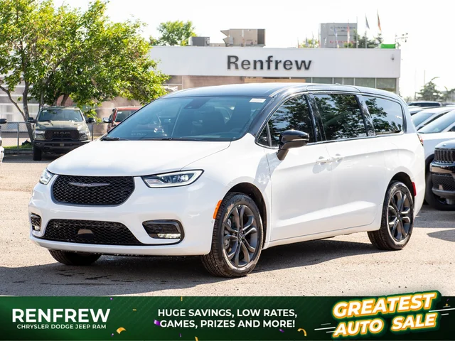 2026 Chrysler Pacifica Select* AWD, Rear DVD, 360 Camera, Alpine Audio, Heated Leather Seats/Wheel