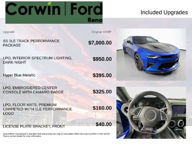 Used 2018 Hyper Blue Metallic Chevrolet SS image 3