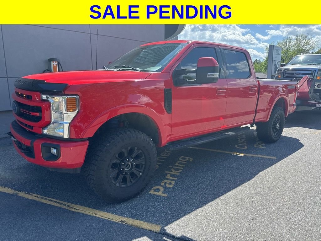 Used 2022 Red Ford Lariat image 2