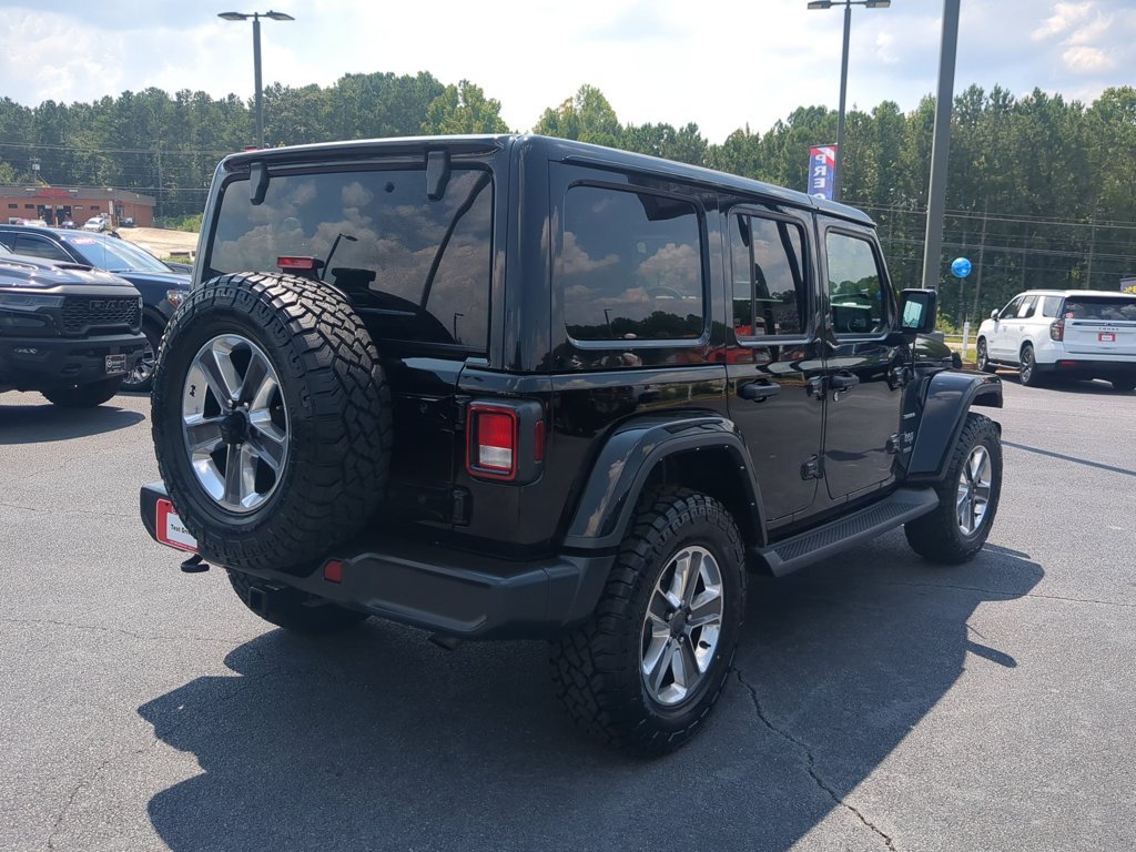 Used 2022 Black Clearcoat Jeep Unlimited Sahara image 5