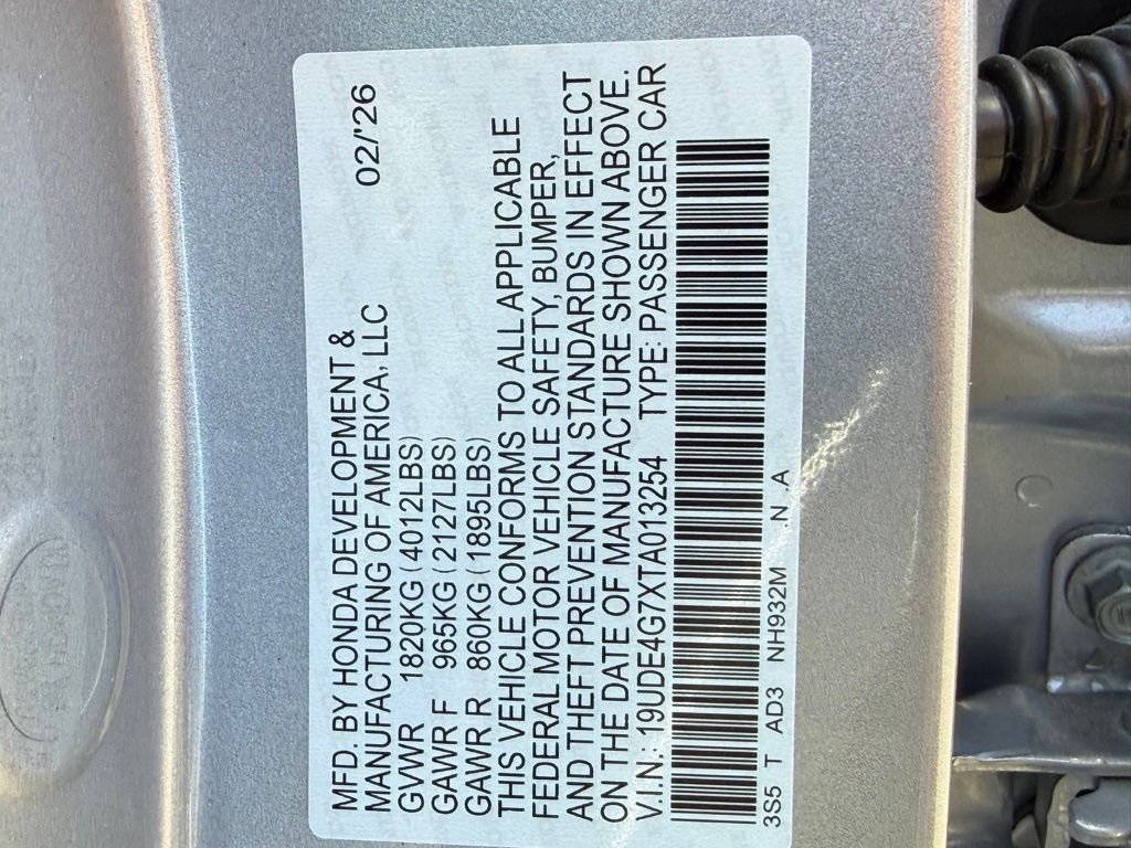 New 2026 Solar Silver Metallic Acura A-Spec Tech Package image 27