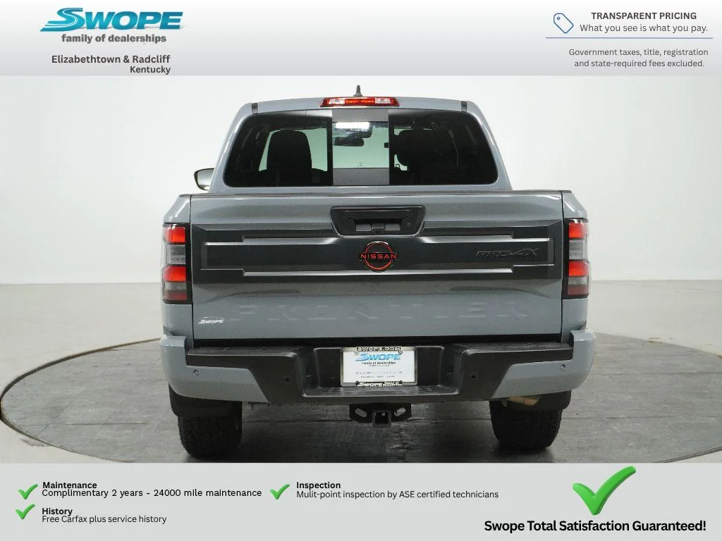 Used 2025 Boulder Gray Pearl Nissan PRO-4X image 5