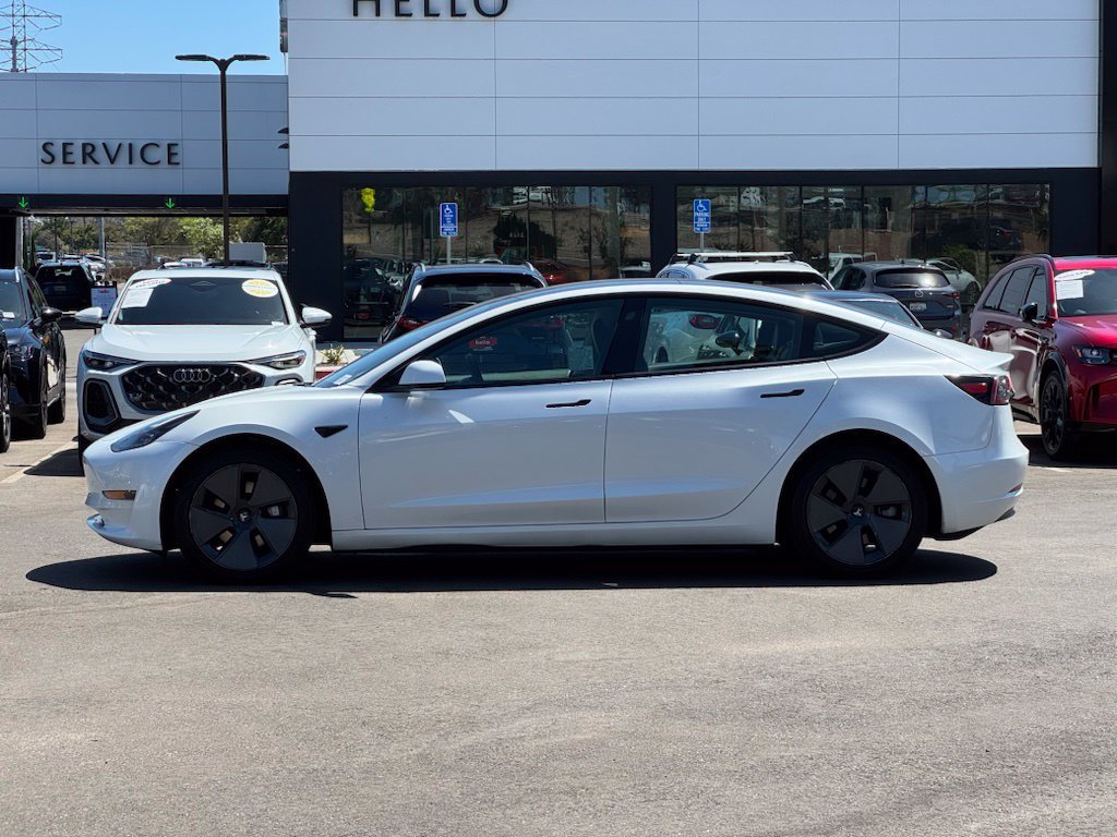 Used 2023 Pearl White Multi-Coat Tesla Base image 6