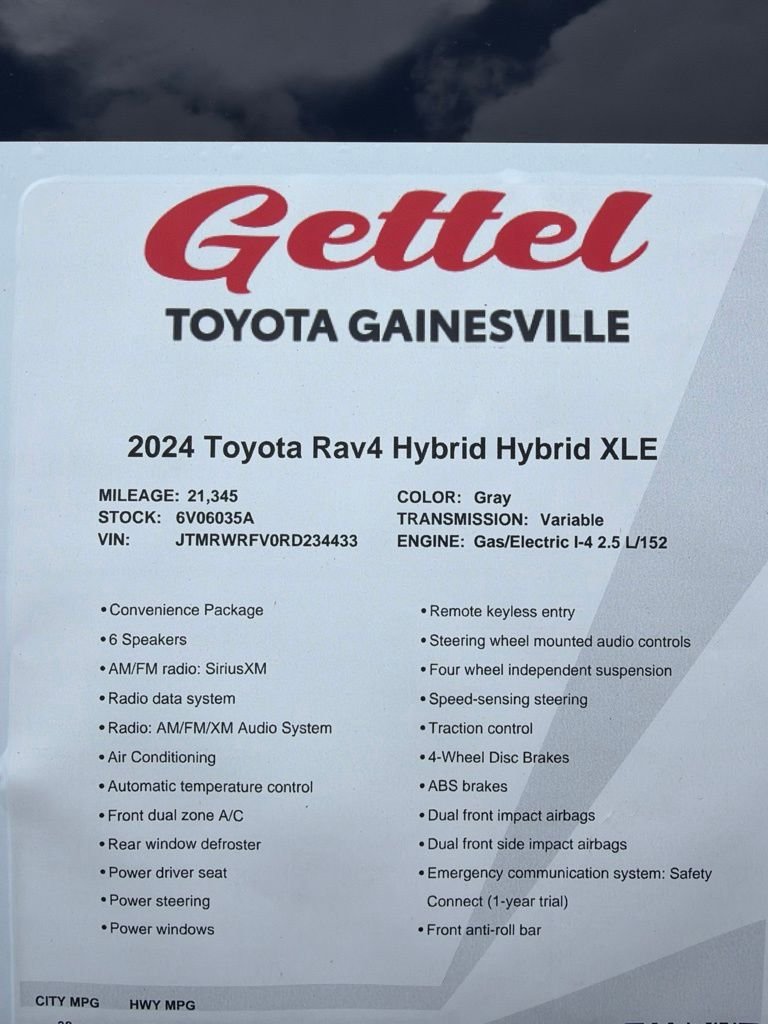 Certified Used 2024 Gray Toyota XLE image 5