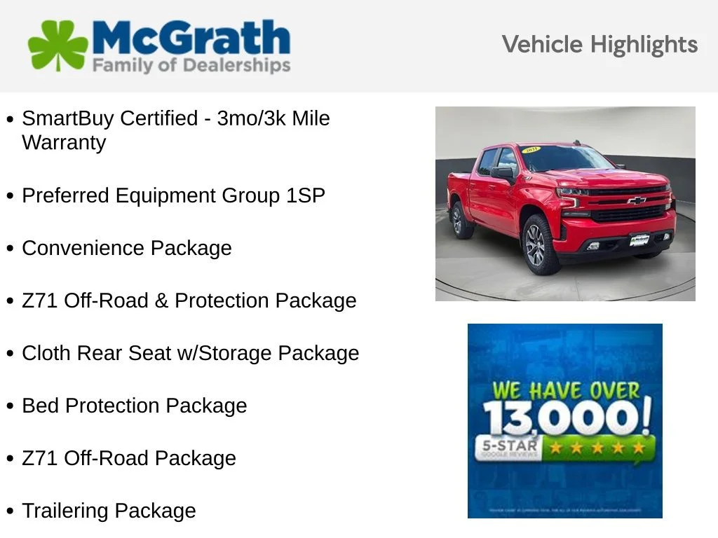 Used 2021 Red Chevrolet RST image 6