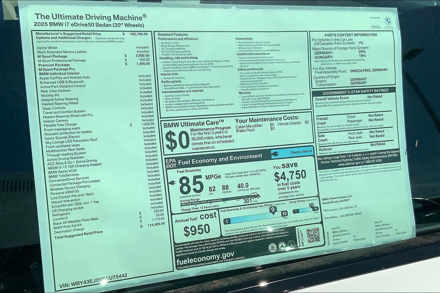 2025 BMW i7 50 - Photo 20