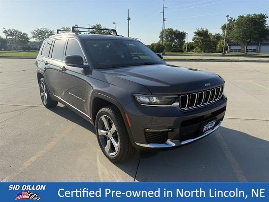 Used 2021 Baltic Gray Metallic Clear Coat Jeep Limited image 6