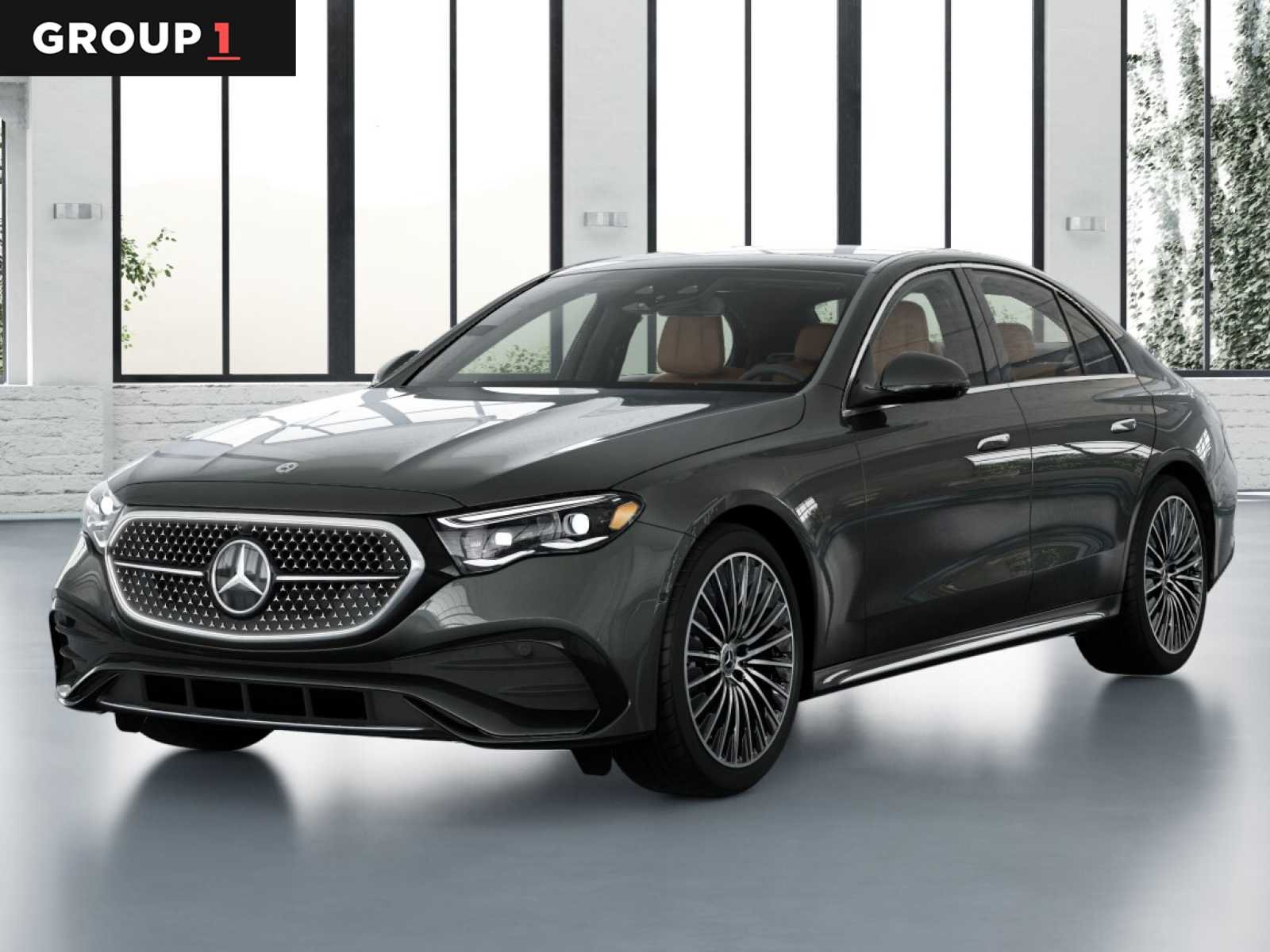 Gray (Graphite Grey Metallic) 2026 Mercedes-Benz E-Class E 350 RWD Sedan Rear-Wheel Drive