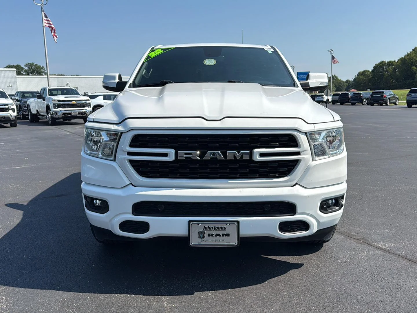 Used 2022 Bright White Clearcoat Ram Big Horn image 15