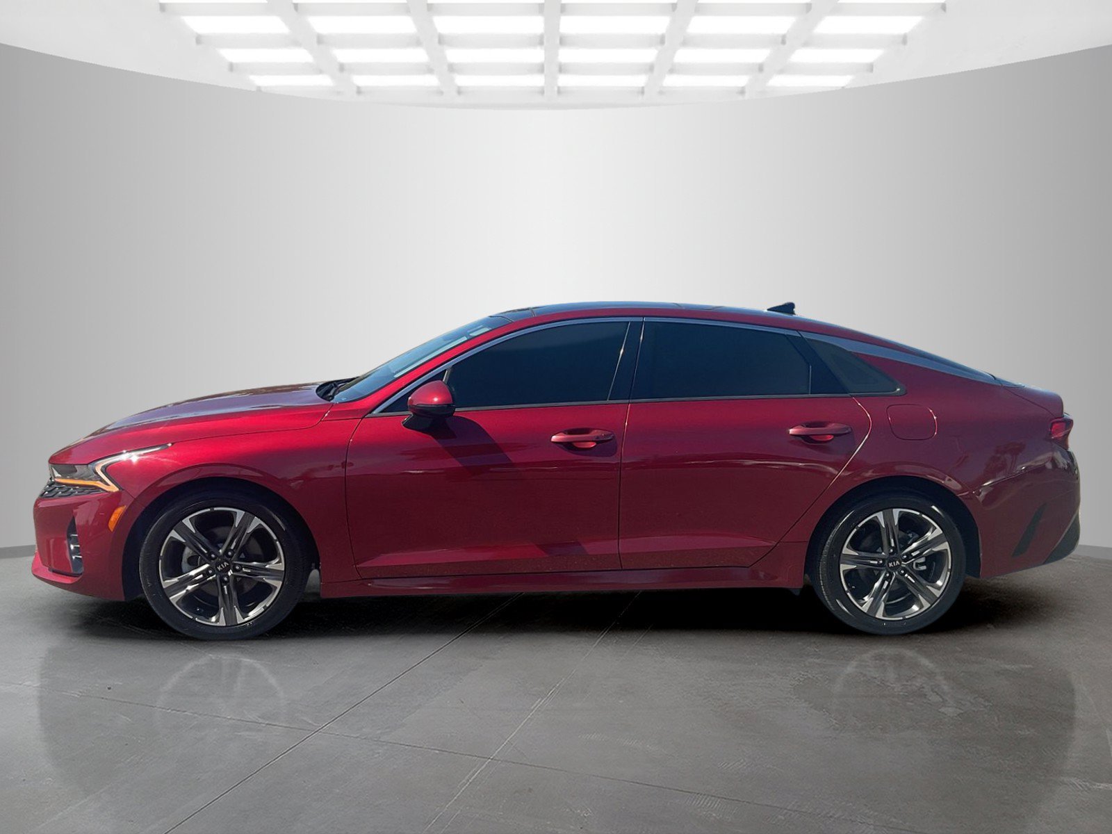 Used 2021 Passion Red Kia EX image 2