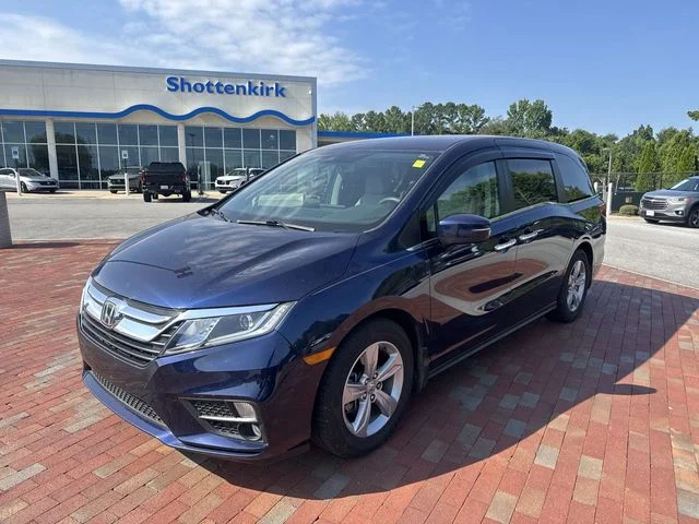 Used 2018 Blue Honda EX image 1