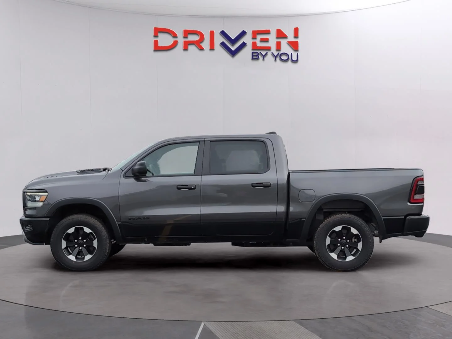 Used 2024 Granite Crystal Metallic Clearcoat Ram Rebel image 2