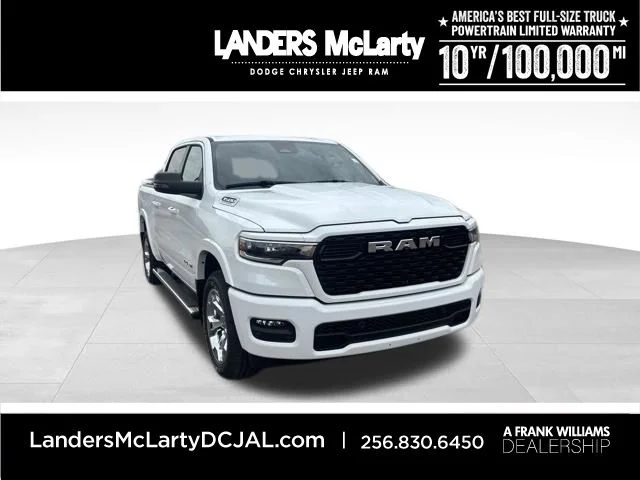 New 2026 Bright White Clear-Coat Exterior Paint RAM Big Horn/Lone Star image 1