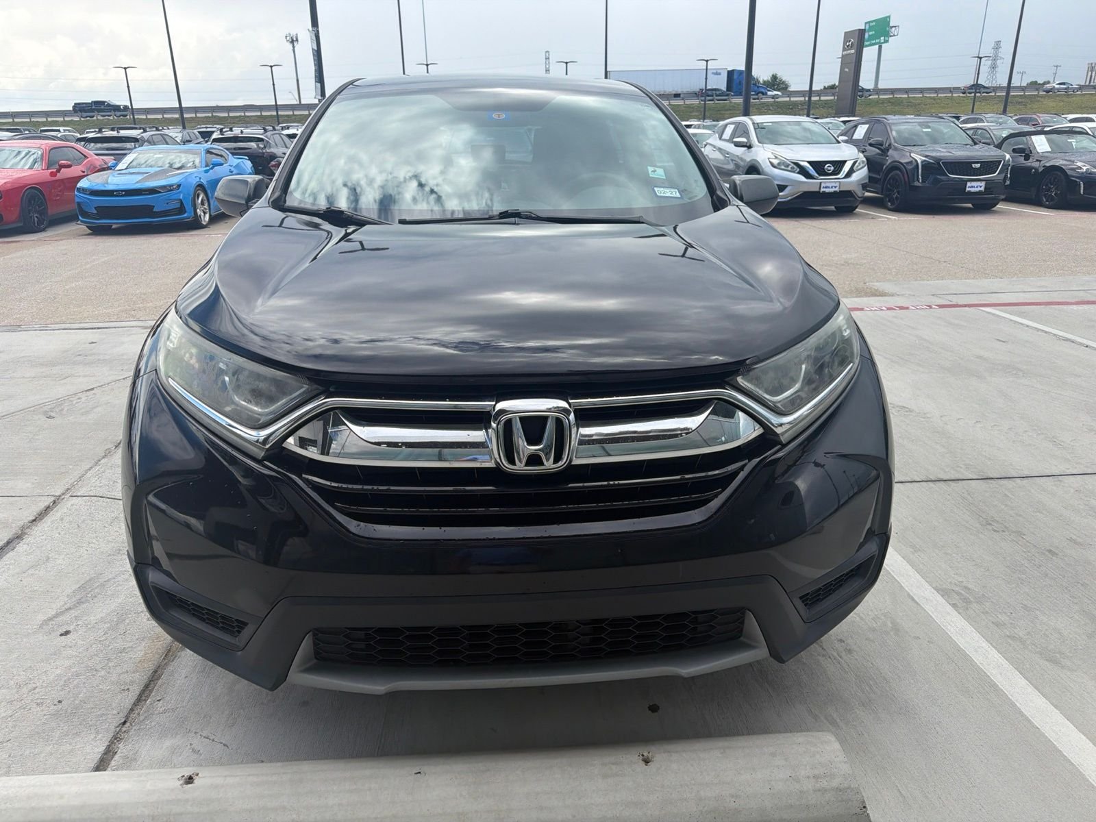Used 2017 Crystal Black Pearl Honda LX image 2