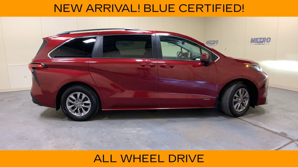 Certified Used 2021 Pearl Toyota LE image 2