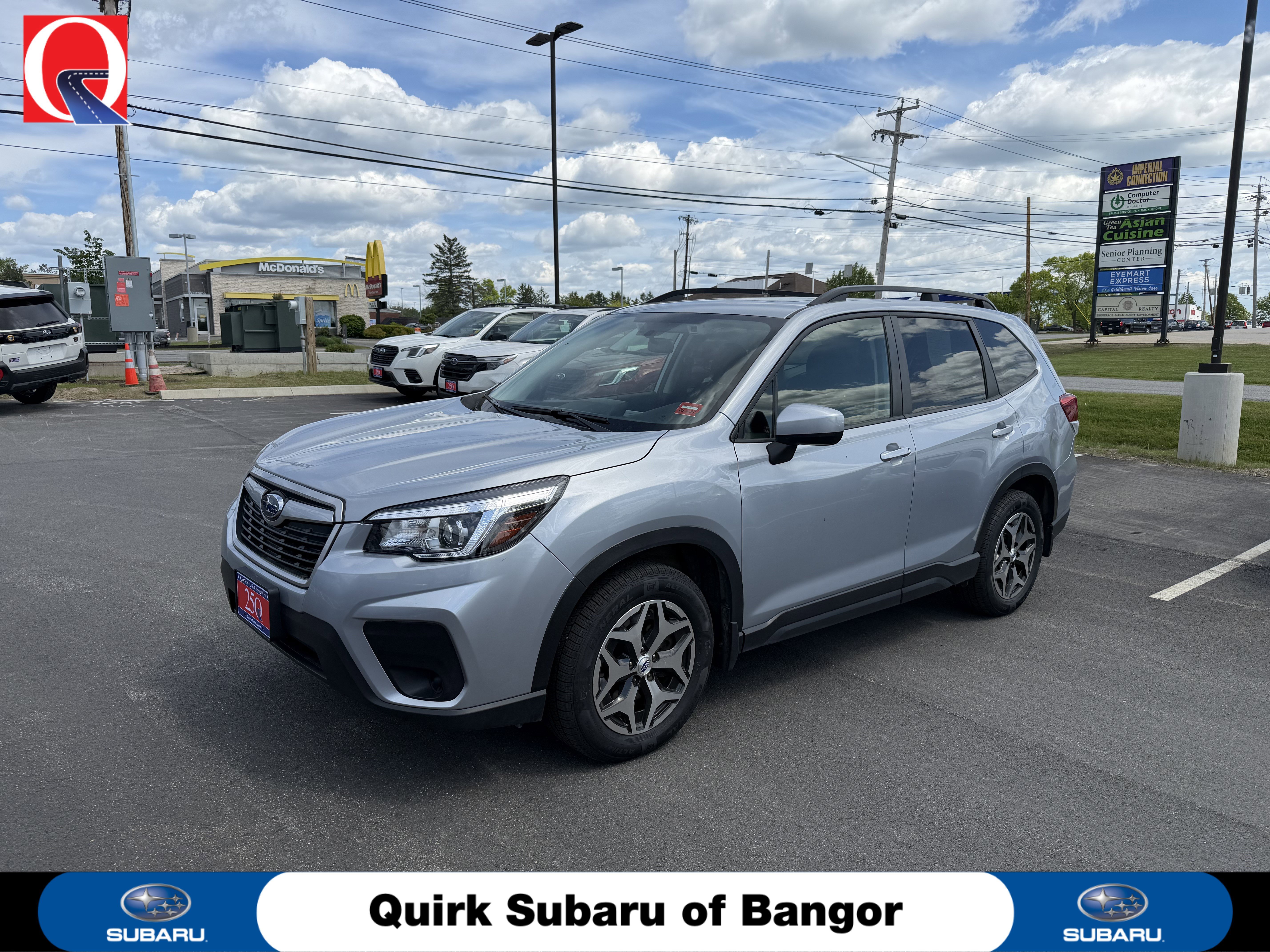 Used 2020 Ice Silver Metallic Subaru Premium image 1