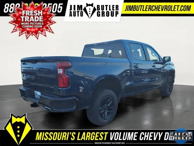 Used 2021 NORTHSKY BLUE METALLIC Chevrolet LT Trail Boss image 3