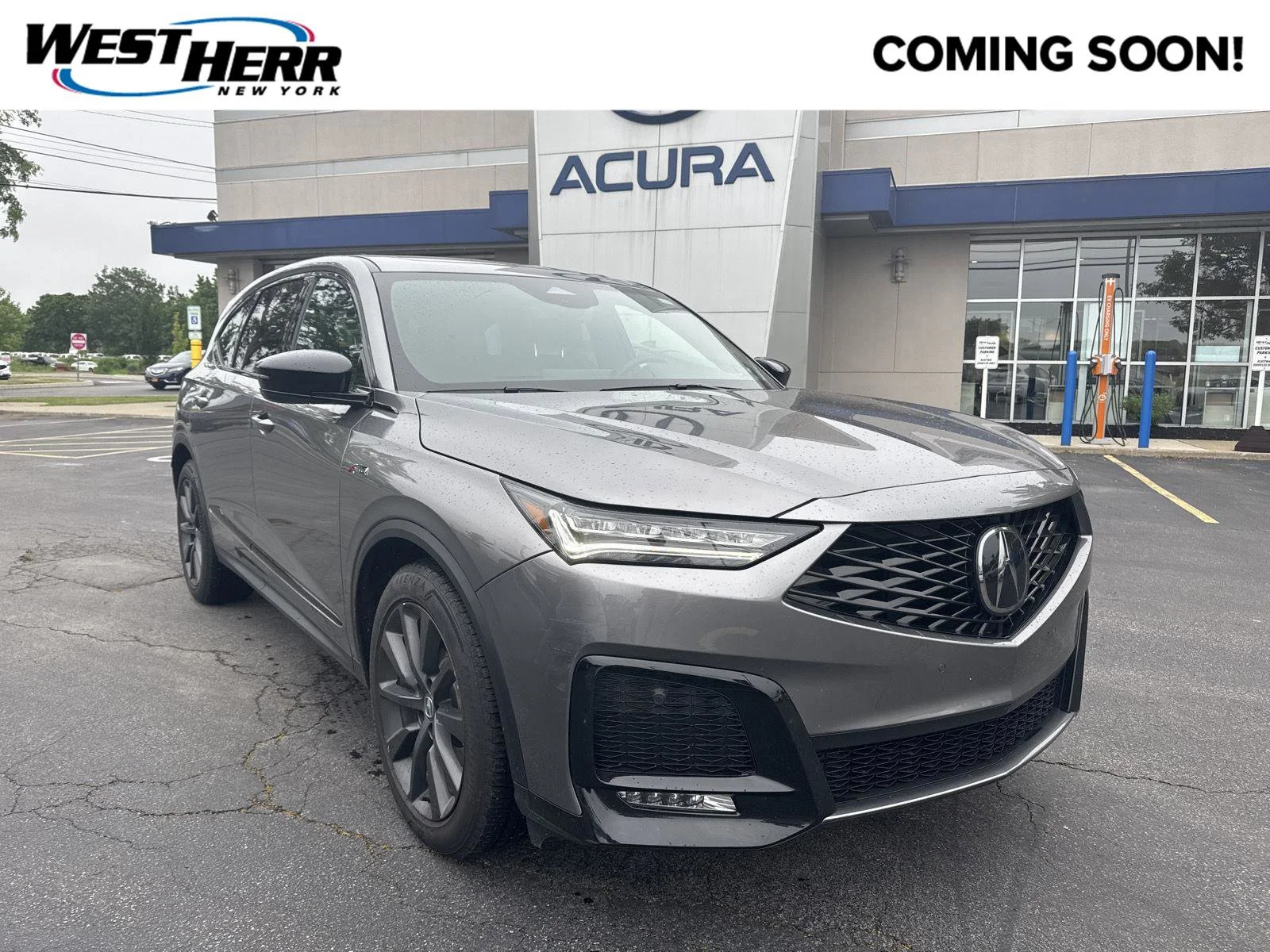 Used 2025 Liquid Carbon Metallic Acura SH-AWD A-SPEC image 13