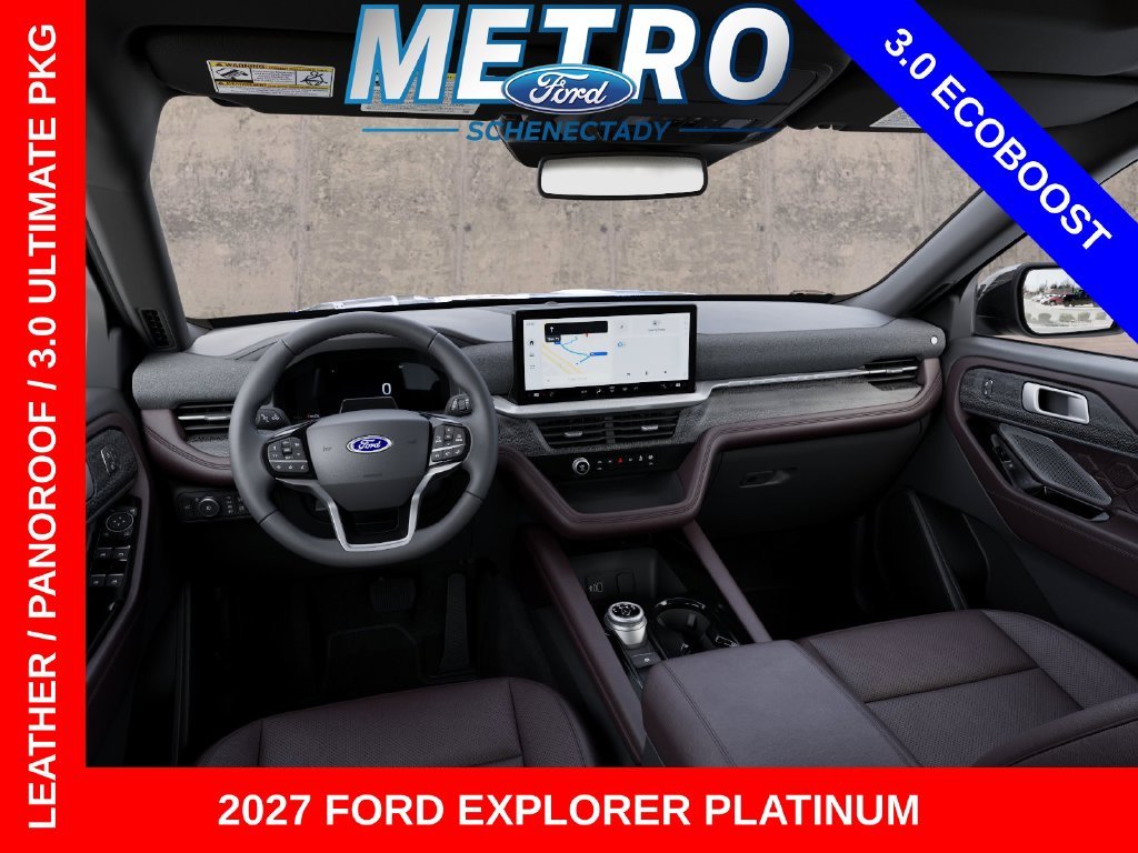 New 2027 Agate Black Metallic Ford Platinum image 9