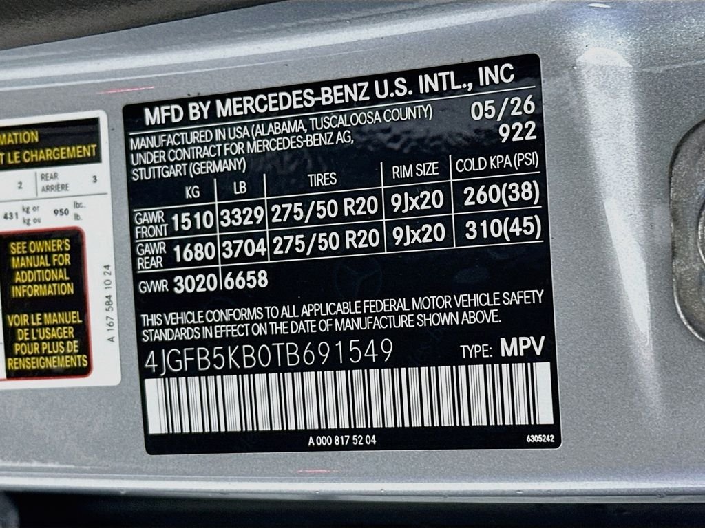 New 2026 Cirrus Silver Metallic Mercedes-Benz GLE 450 image 34