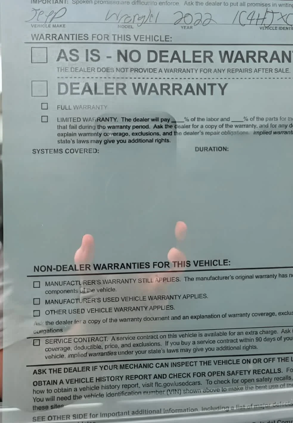 Used 2022 Bright White Clearcoat Jeep Rubicon image 13