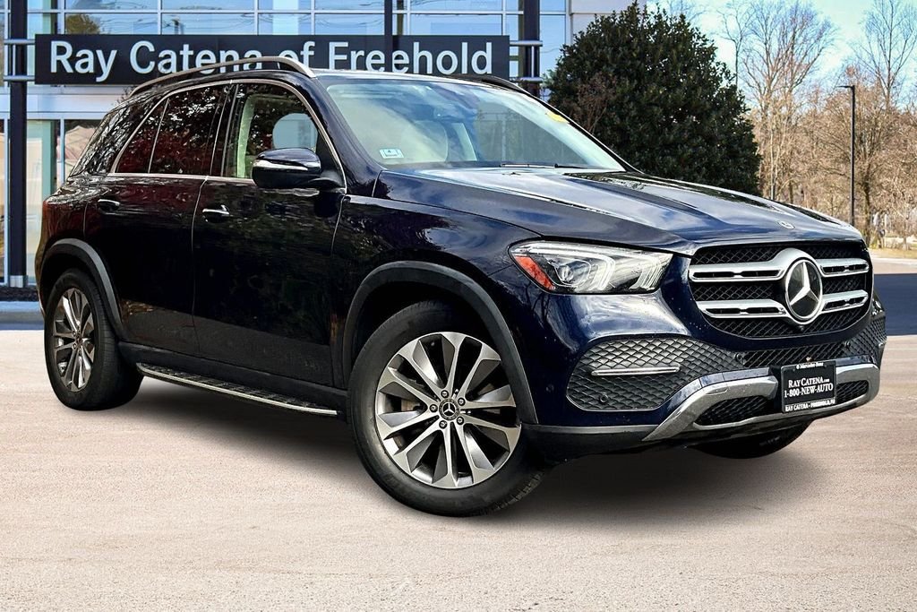 Certified Used 2022 Blue Mercedes-Benz GLE 350 image 11