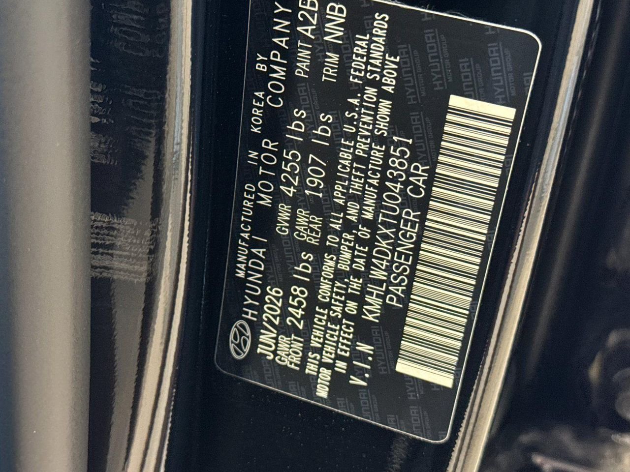 New 2026 Black Hyundai Sedan image 26