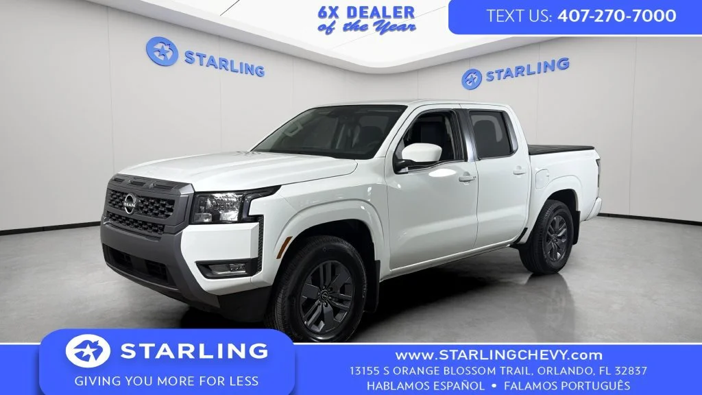Used 2025 White Nissan Crew Cab SV 4x2 image 1