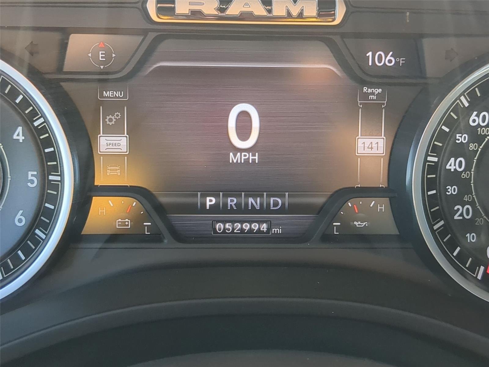 Used 2022 Granite Crystal Metallic Clearcoat Ram Big Horn image 19
