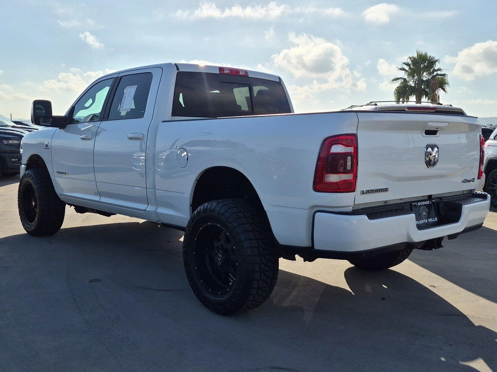 Used 2024 Bright White Clearcoat Ram Laramie image 4