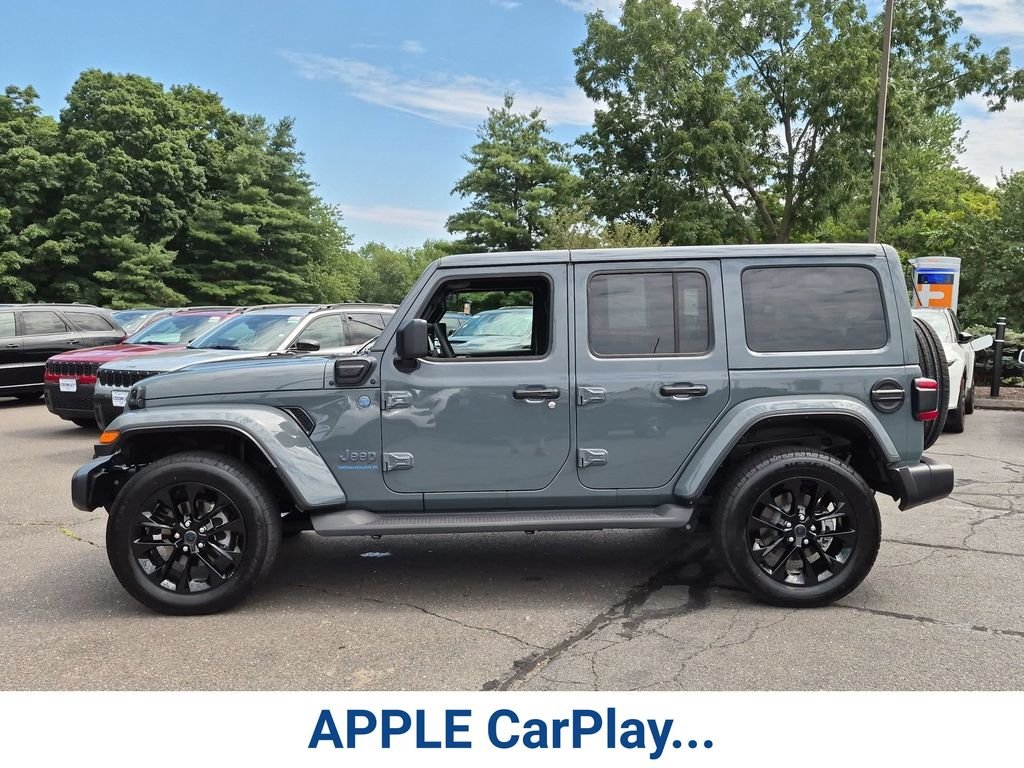 Certified Used 2025 Gray Jeep Sahara 4xe image 8