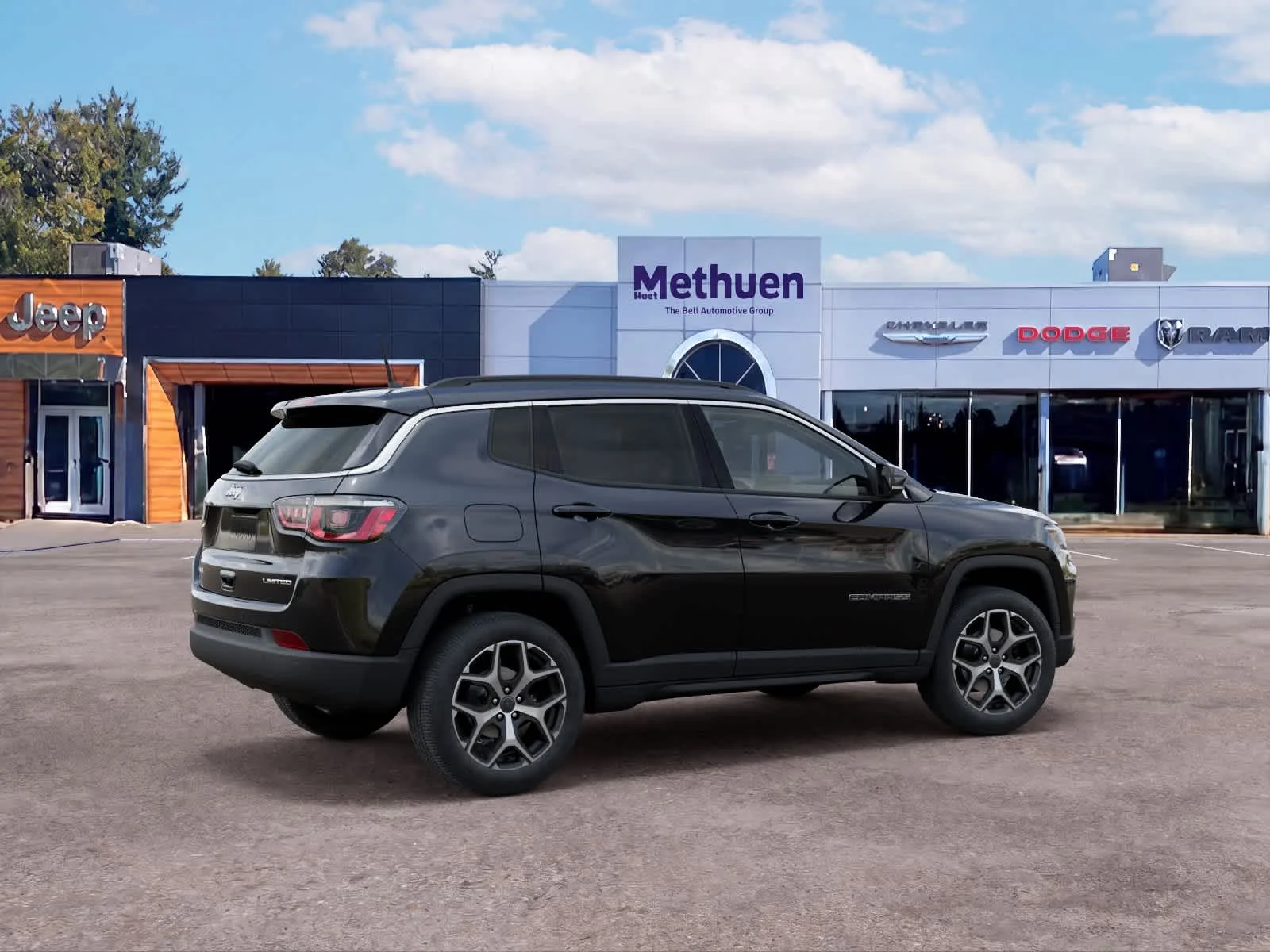 New 2026 Diamond Black Crystal Pearlcoat Jeep Limited image 4