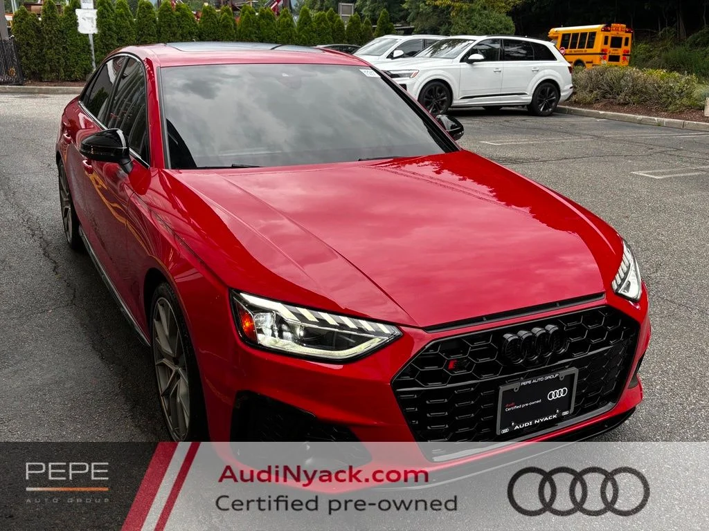 Certified Used 2023 Red Audi 3.0T Premium Plus image 3