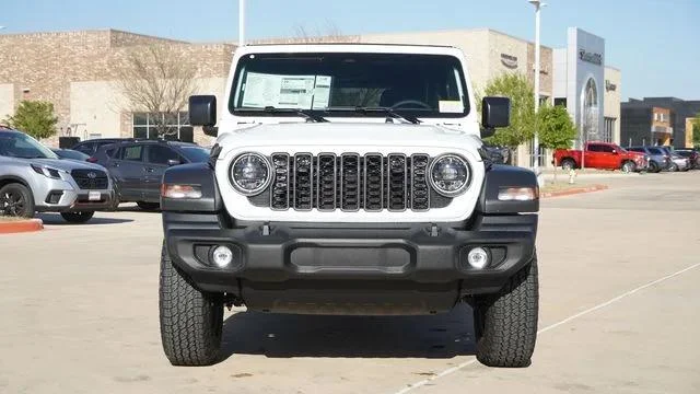 New 2026 Bright White Clear-Coat Exterior Paint Jeep Sport S image 2