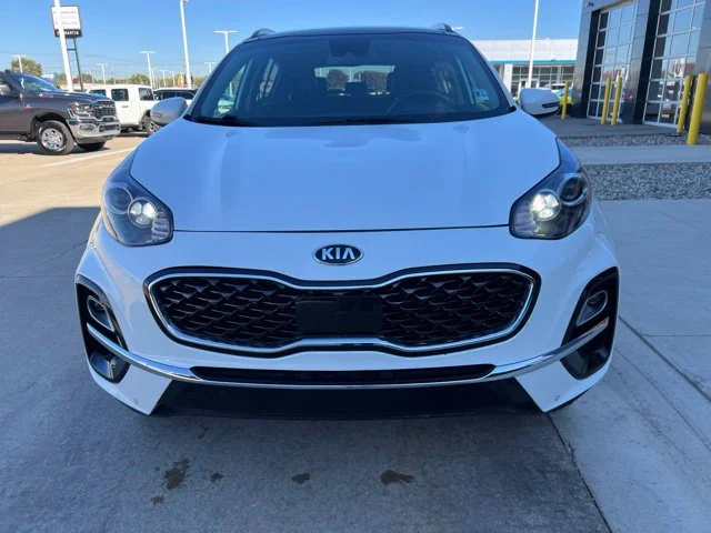 Used 2021 White Kia EX image 8