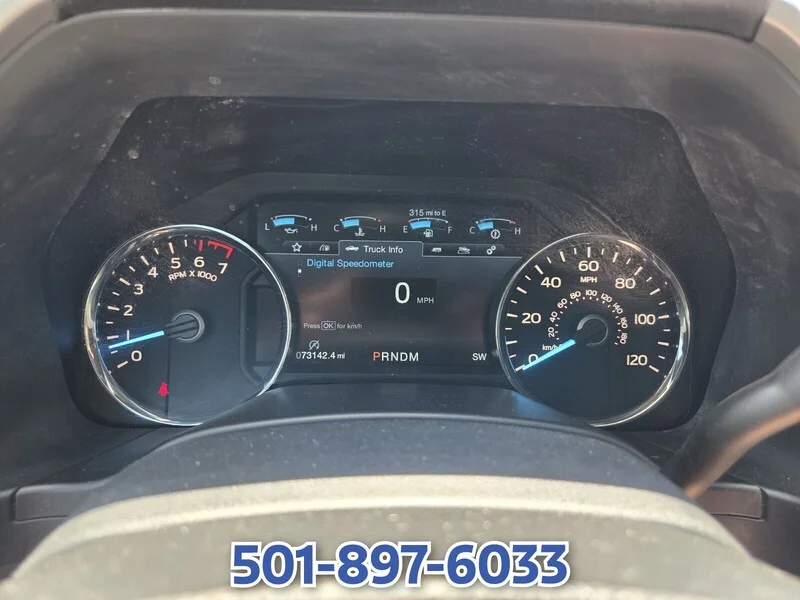 Used 2019 Oxford White FORD LARIAT 4WD SUPERCREW 5.5