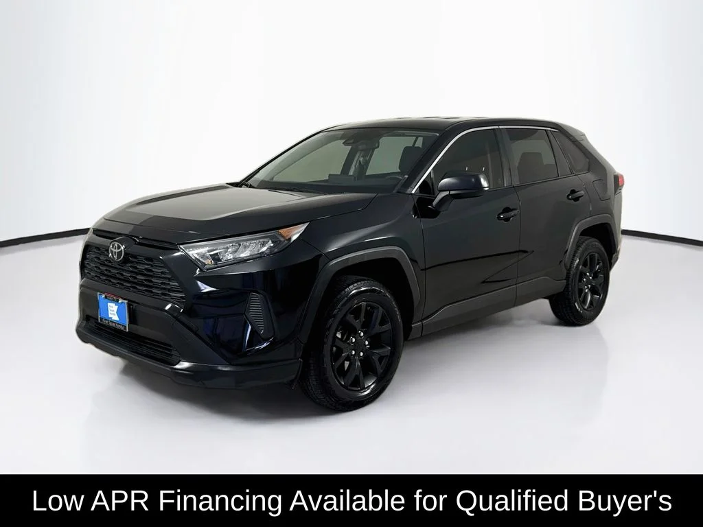 Used 2022 Midnight Black Metallic Toyota LE image 3