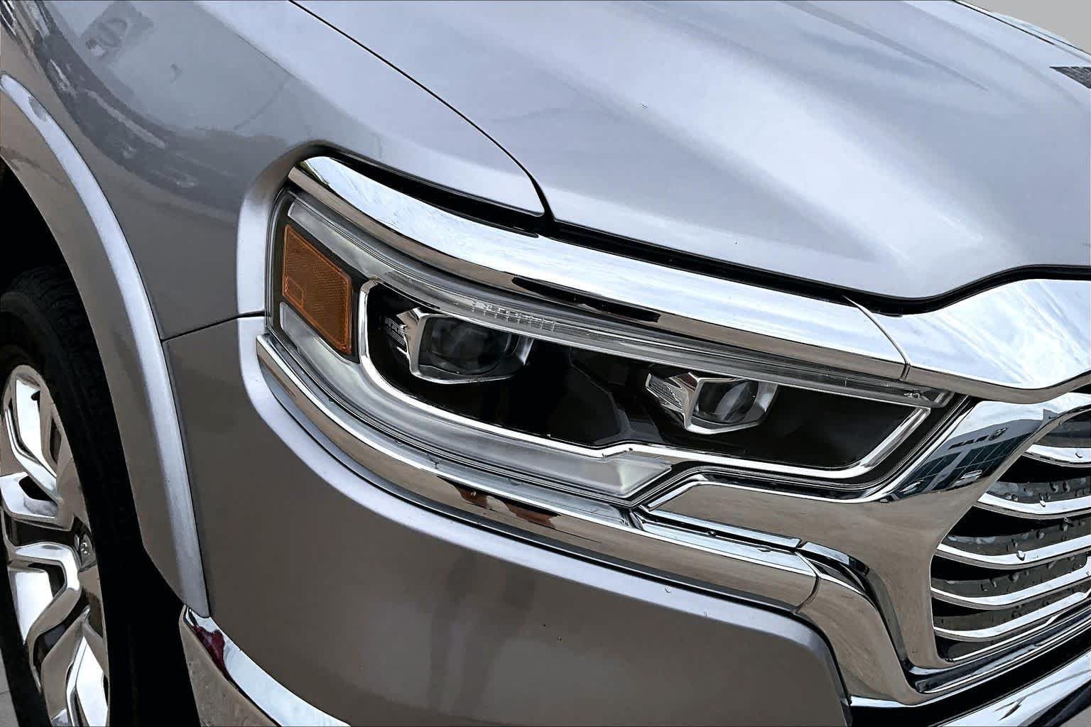 Used 2022 Billet Silver Metallic Clearcoat Ram Longhorn image 26